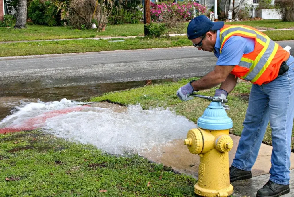 Maintain a fire hydrant 