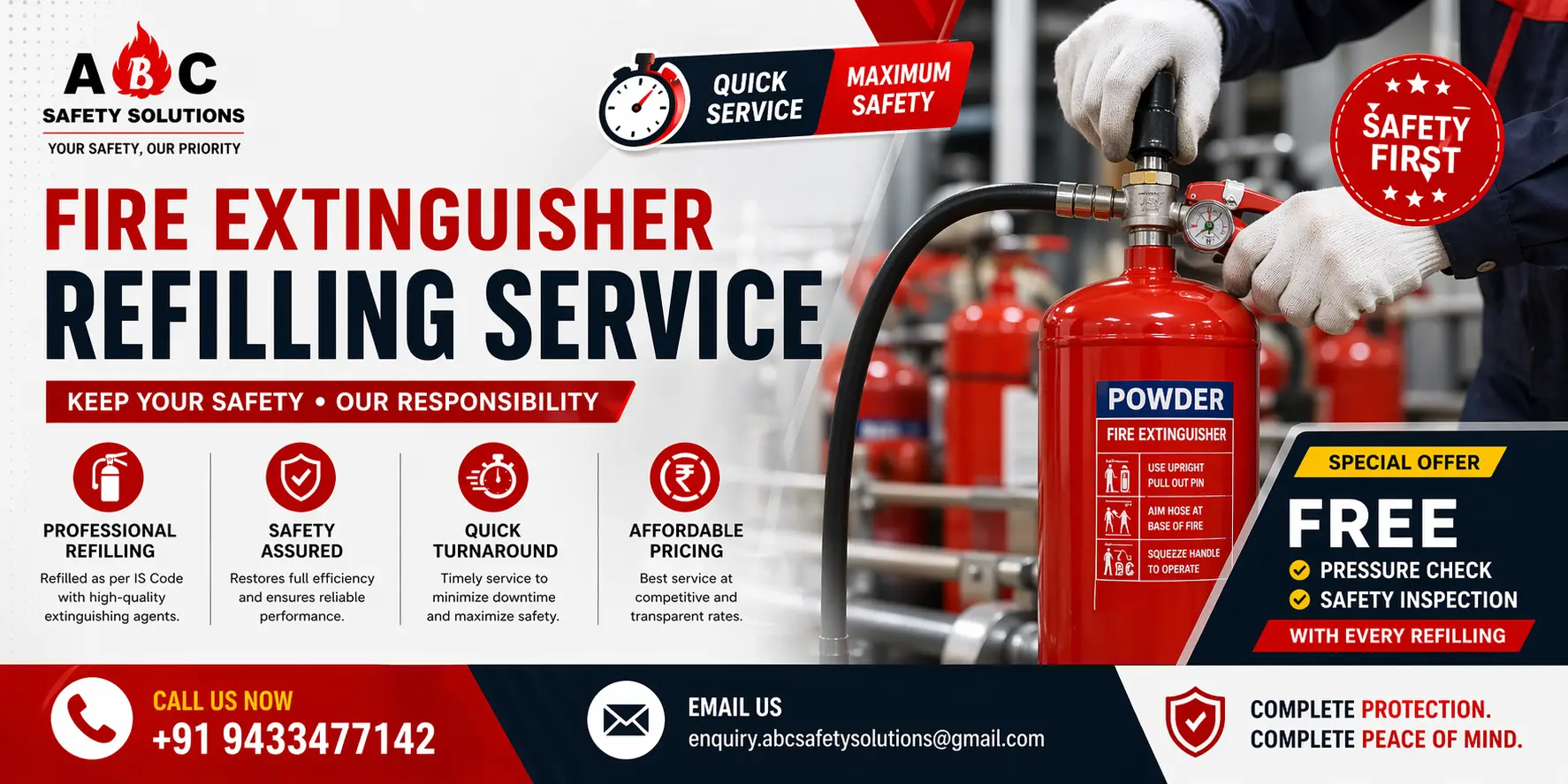 Fire Extinguisher Refilling