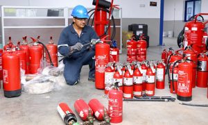 fire-extinguisher refilling